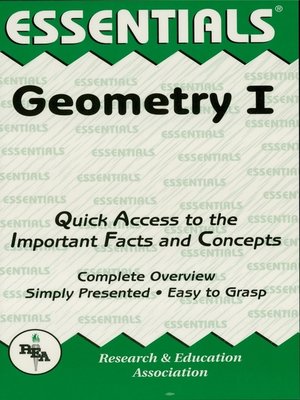 cover image of Geometry I Essentials